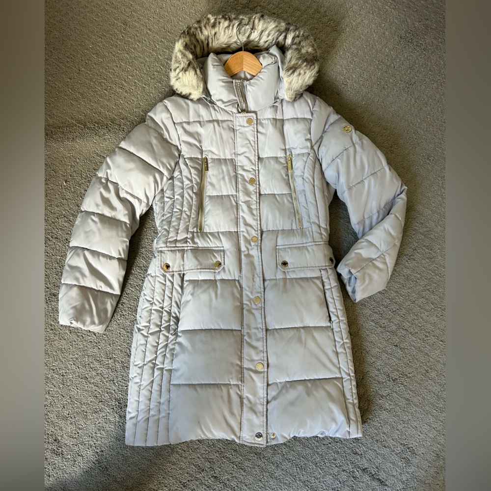 Michael Kors women’s Puffer Jacket with Faux Fur